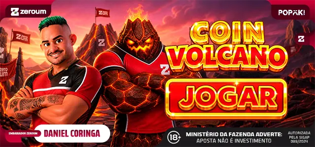 Coin Volcano — embaixador Daniel Coringa